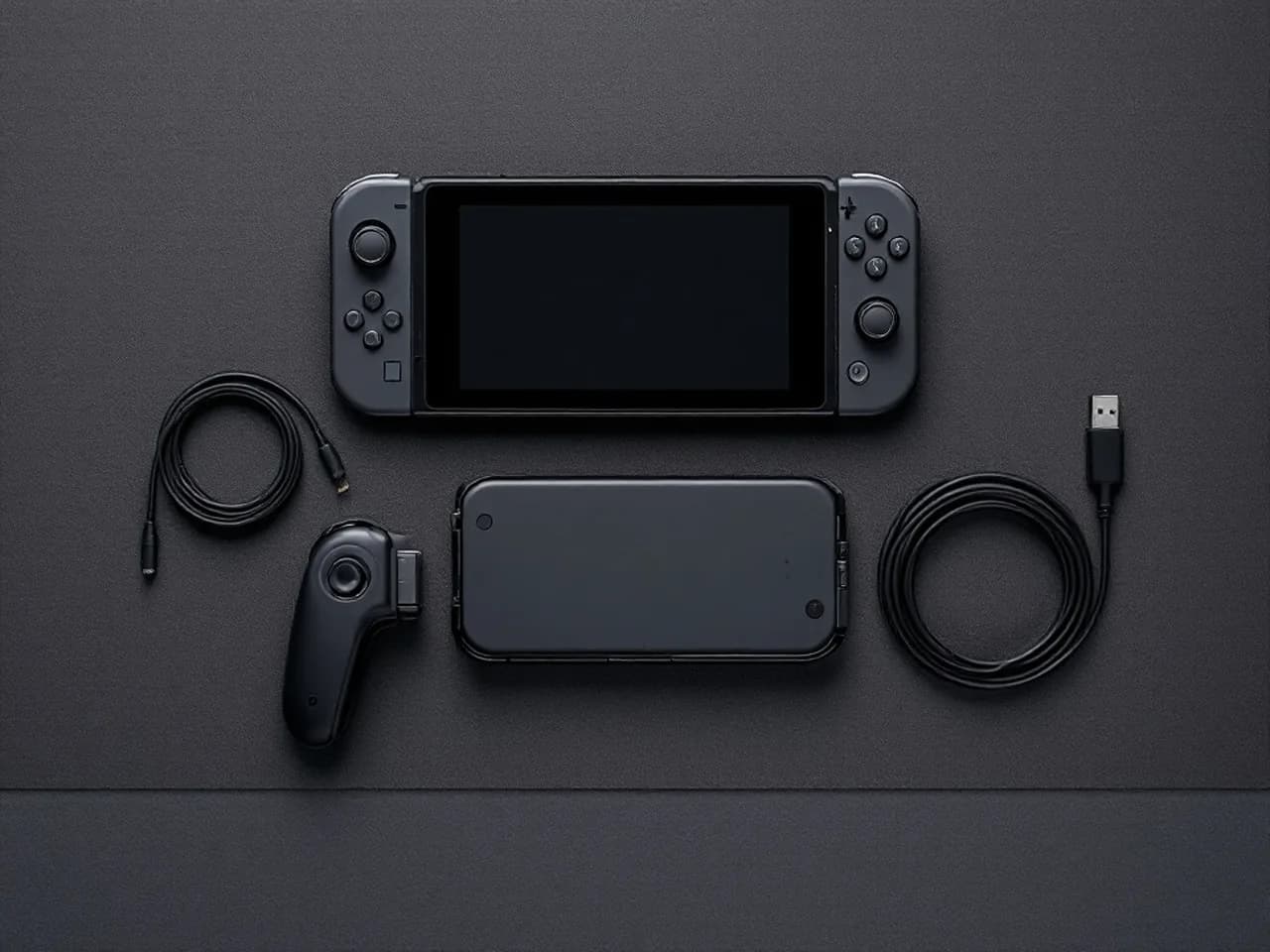 A game console photographed at intake, as the repair ticket records it